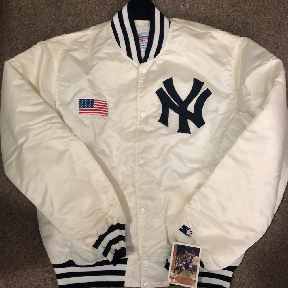 Vintage Satin NY Starter Jacket.
